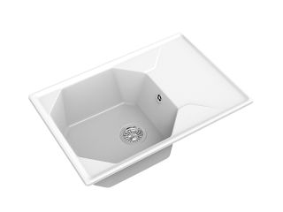 Мойка кухонная GranFest Иней Unique U-740L иней